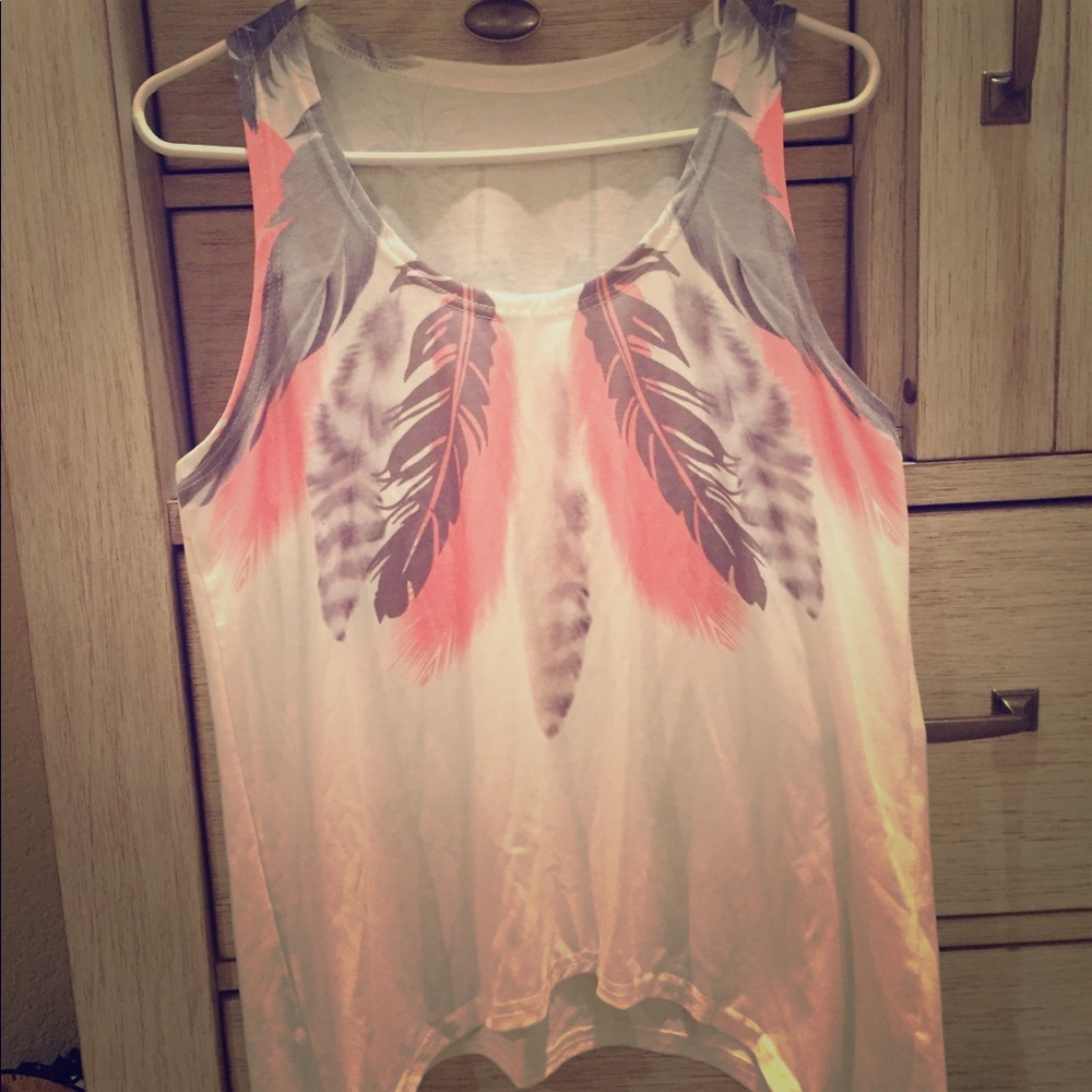 Feather Tank Top